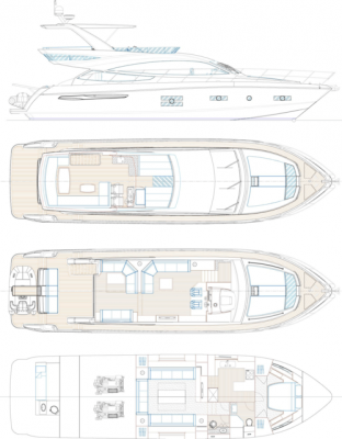 游艇结构介绍图（游艇结构设计图）