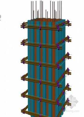 框架结构立柱规格（框架柱立面图）