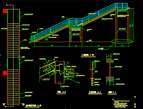 室外钢结构楼梯详图（钢构室外梯步图片）