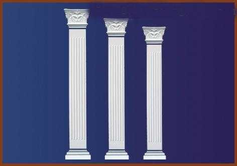 罗马柱石膏结构（罗马柱石膏线图片）