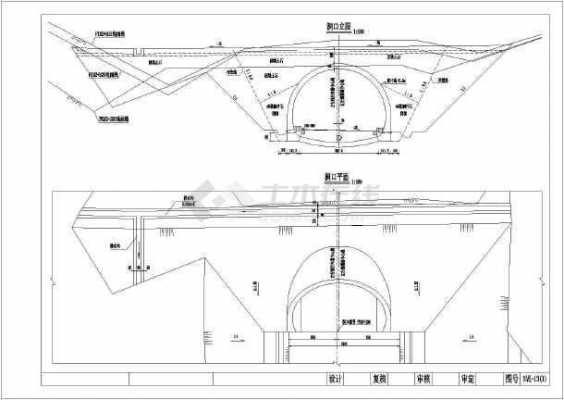 铁路隧道结构图（铁路隧道设计图）